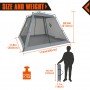 Тент-намет KingCamp CAMP KING COOL(KT8108) BLACK/DARK GREY