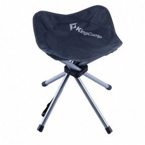 Стілець KingCamp FourlegsStool 4(KC3868) Dark grey