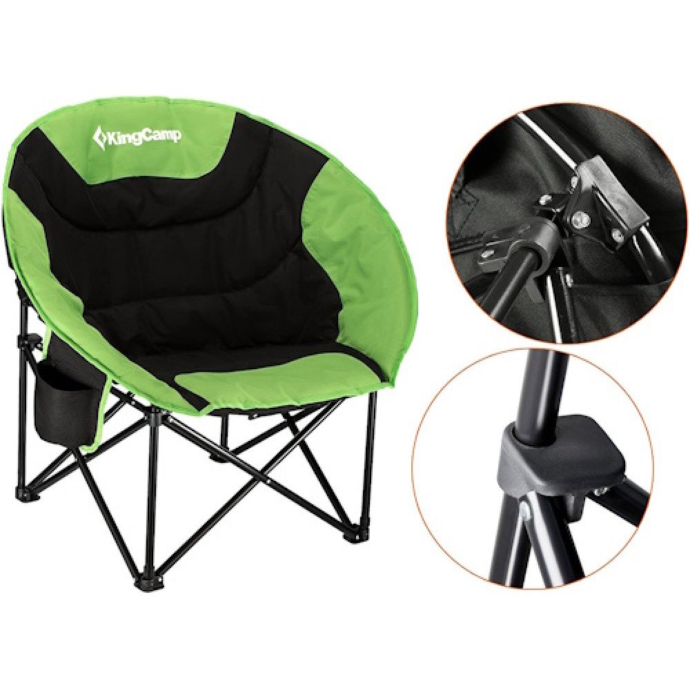 Крісло KingCamp Moon Leisure Chair KC3816 Black-Green