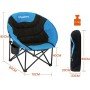 Крісло KingCamp Moon Leisure Chair(KC3816) Black/Blue