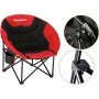 Крісло KingCamp Moon Leisure Chair(KC3816) Black/Red