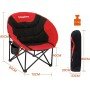 Крісло KingCamp Moon Leisure Chair(KC3816) Black/Red