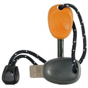 2 в 1 - кресало + свисток LIGHT MY FIRE Swedish FireSteel Scout оранжеве, блістер
