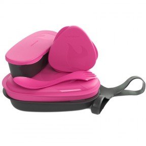 Набір посуду LIGHT MY FIRE LunchKit (6 предметів), рожевий