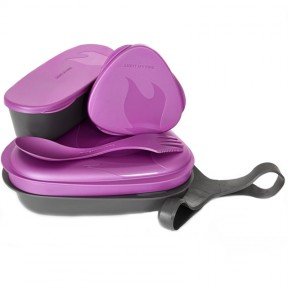 Набір посуду LIGHT MY FIRE LunchKit (6 предметів), фуксія