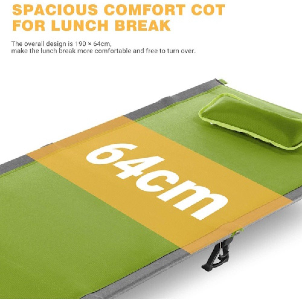 Розкладачка KingCamp ULTRALIGHT CAMPING COT KC3986 green