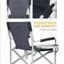 Крісло KingCamp Deluxe Director chair KC3821 BLACK STRIPE