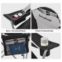 Крісло складне KingCamp Deluxe Hard Arms Chair KC3888 BLACK/MID GREY