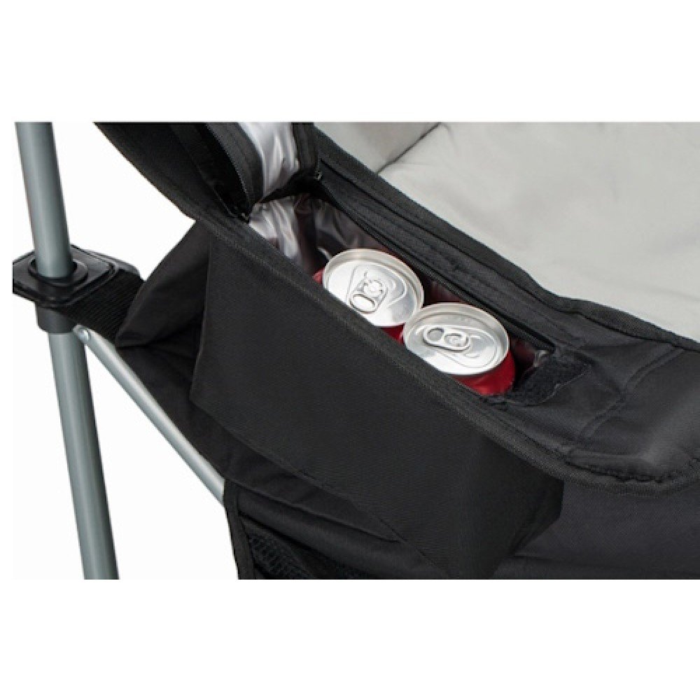 Крісло складне KingCamp Deluxe Hard Arms Chair KC3888 BLACK/MID GREY