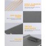 Розкладачка KingCamp Ultralight Camping Cot KC3986 LIGHT GREY