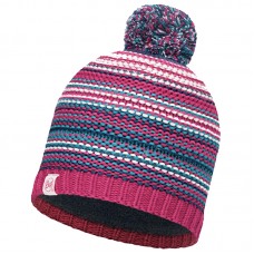 Шапка BUFF Junior Knitted & Polar Hat (зима), amity pink cerisse 113533.521.10.00