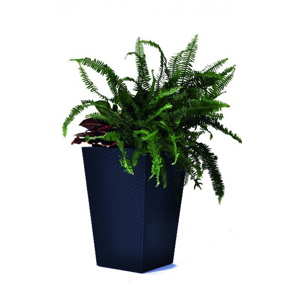 Горщик для рослин Medium Rattan Planter сірий