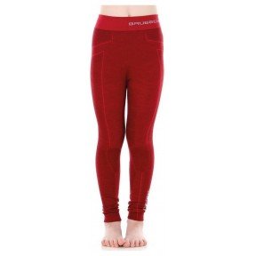 Кальсони Brubeck ACTIVE WOOL (LE12130) burgundy 128/134