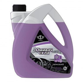 Очищувач скла для авто зимовий First (t -25°), aroma violet (3л)