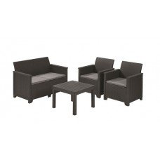 Набір меблів, Keter Emma 2 seater set, сірий