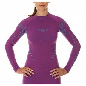 Футболка з довгим рукавом Brubeck THERMO (LS13100) plum M