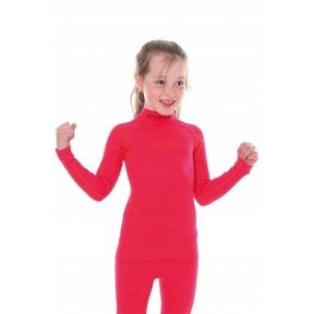 Футболка з довгим рукавом Brubeck THERMO (LS13650) raspberry 140/146