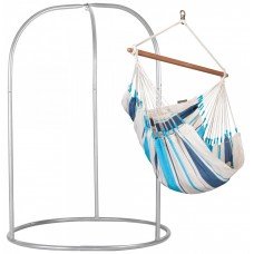 Стілець-гамак зі стійкою La Siesta CIC143ROA168 aqua blue