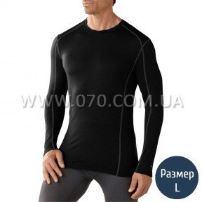 Термокофта чоловіча Smartwool NTS (150 г/м2, L), чорна