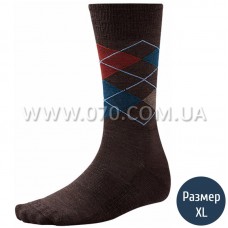 Шкарпетки чоловічі SMARTWOOL Diamond Jim, коричневі (р.XL)