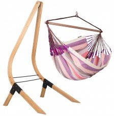 Стілець-гамак зі стійкою La Siesta DOL217VEA161 plum