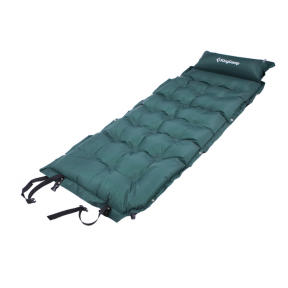 Килимок KingCamp Base Camp Comfort(KM3560), що самонадувається Dark green
