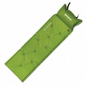 Килимок KingCamp Point Inflatable Mat(KM3505), що самонадувається Dark green
