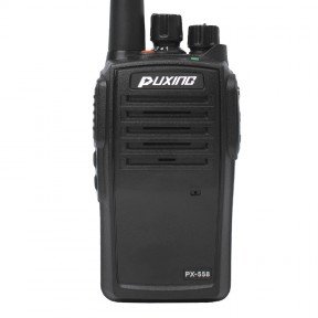 Рація Puxing PX-558 (5W, VHF, 136-174MHz, до 10 км, 16 каналів, АКБ 1600 mAh), чорна