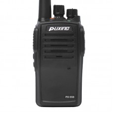 Рація Puxing PX-558 (5W, UHF, 400-470 MHz, до 10 км, 16 каналів, АКБ 1600 mAh), чорна