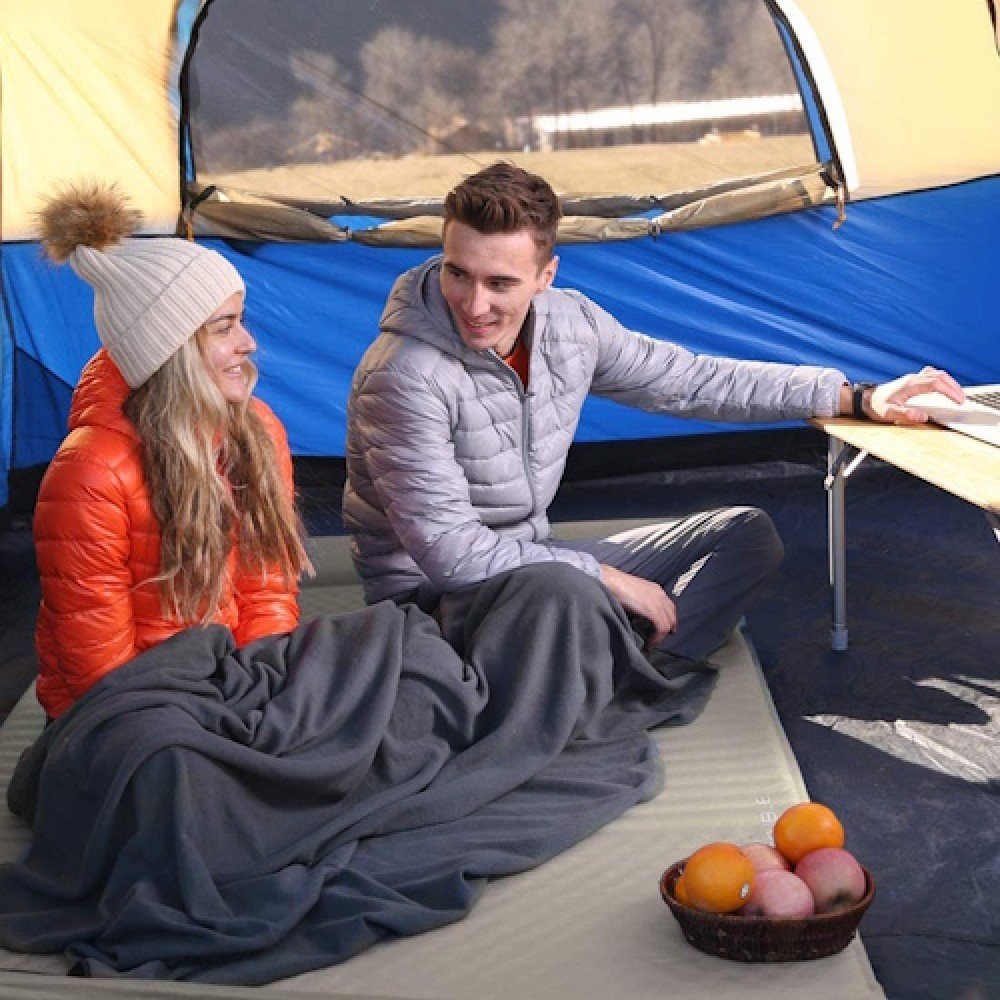 Килимок самонадувний KingCamp COMFORT DOUBLE KM3084 BEIGE