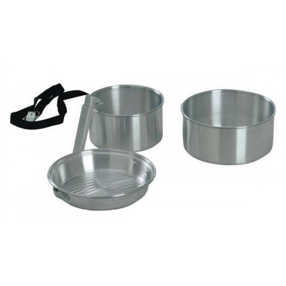 Набір посуду KingCamp CAMPER 2(KP3901) Silver
