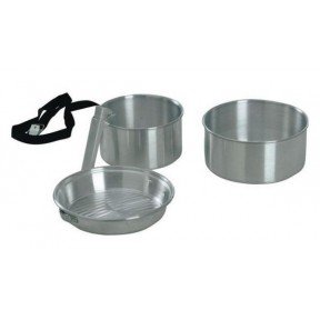 Набір посуду KingCamp CAMPER 2(KP3901) Silver