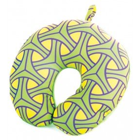 Подушка під шию Spokey SKYWAY(839572) yellow/green
