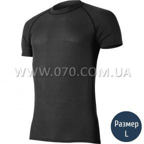 Термофутболка чоловіча Lasting Mtk (150 г/м2, L), чорна