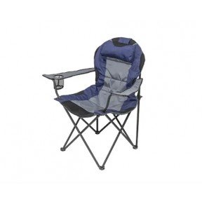Крісло розкладне NeRest Рибак Трофей NR-35 синій з сірим