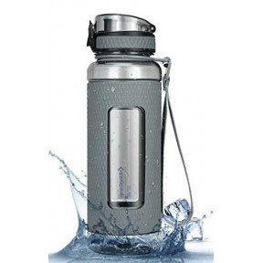 Пляшка для води KingCamp SILICON TRITAN BOTTLE(KA1144) medium grey