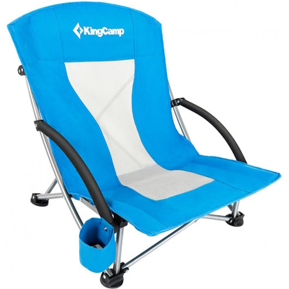 Розкладне крісло KingCamp BEACH CHAIR KC3841 blue