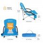 Розкладне крісло KingCamp BEACH CHAIR KC3841 blue