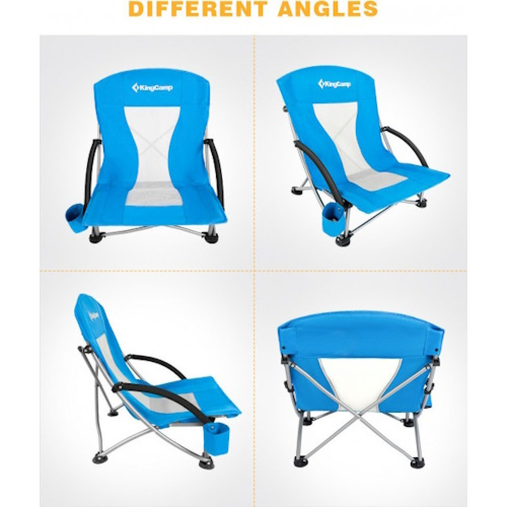 Розкладне крісло KingCamp BEACH CHAIR KC3841 blue