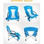 Розкладне крісло KingCamp BEACH CHAIR KC3841 blue