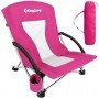 Розкладне крісло KingCamp BEACH CHAIR KC3841 dark rose