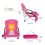 Розкладне крісло KingCamp BEACH CHAIR KC3841 dark rose