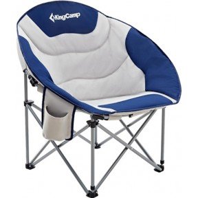 Розкладне крісло KingCamp Moon Camping Chair with Cooler KC3989 Blue Grey