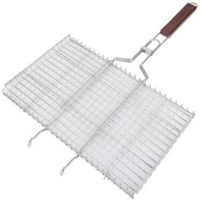 Решітка для гриля подвійна GRILL ME BQ-022 (44х25см), хромована