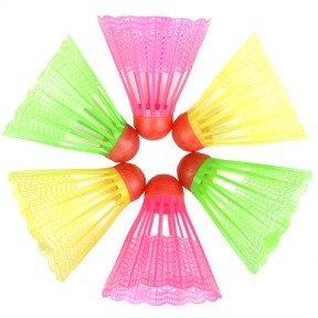 Воланчик для бадмінтону (12шт), пластик