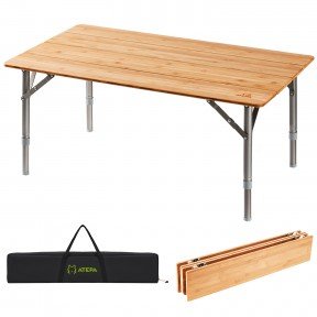 Стіл розкладний Atepa BAMBOO TABLE M Plus AC2004 YELLOW