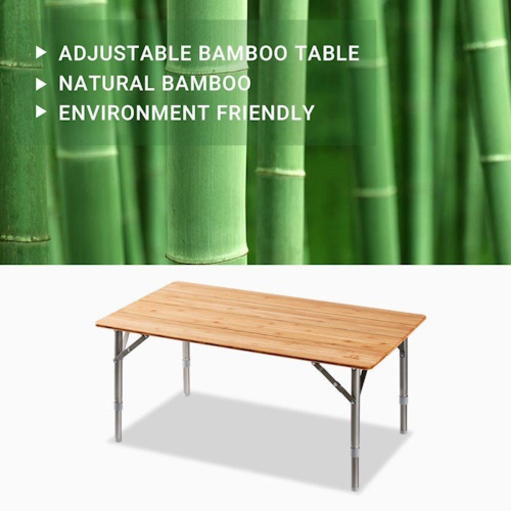 Стіл розкладний Atepa BAMBOO TABLE M Plus AC2004 YELLOW