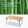 Стіл розкладний Atepa BAMBOO TABLE M Plus AC2004 YELLOW
