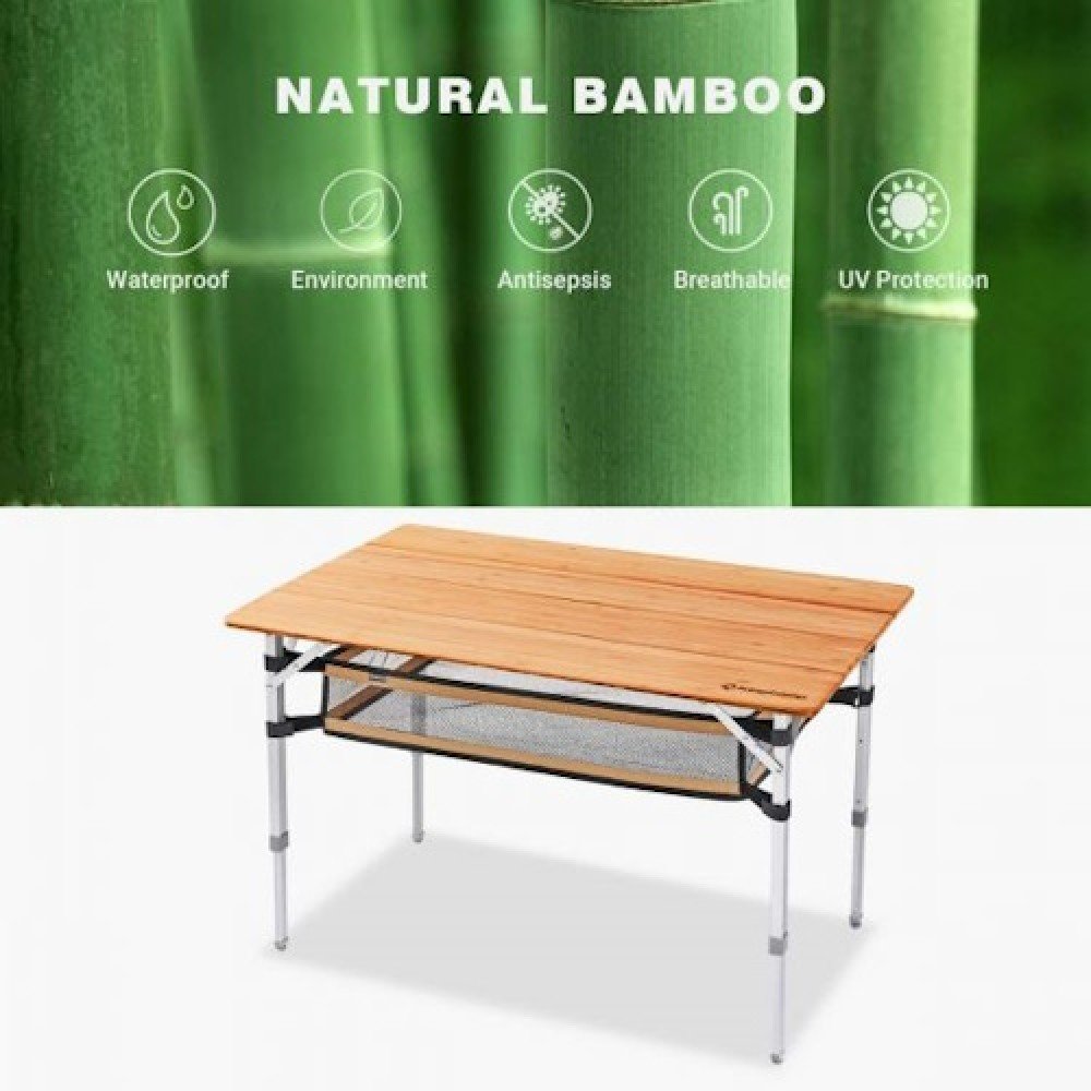 Стіл складний KingCamp BAMBOO 10065 PLUS (KC2016) YELLOW