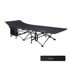 Розкладачка KingCamp OVERSIZE LIGHTWEIGHT
FOLDING CAMPING COT (KC8009) BLACK